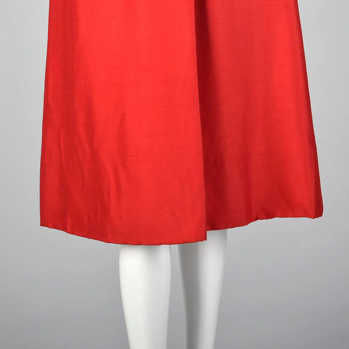 1950s Red Coat Dress