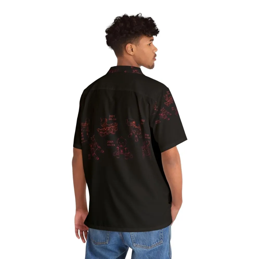 Aibo Robot Dog Sunset Hawaiian Shirt