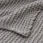 Luso Organic Cotton Merino Blanket [Light grey melange]