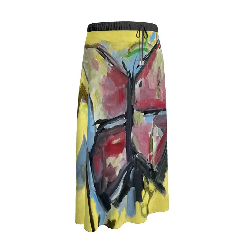 Maxi Muslin Two Layers  Skirt Papillon Rouge