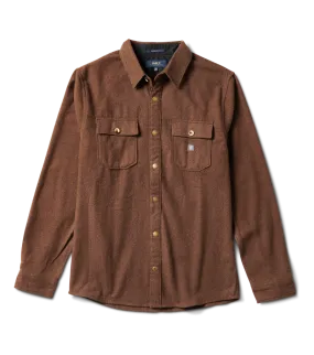 Roark Nordsman Flannel Shirt - Dark Brown