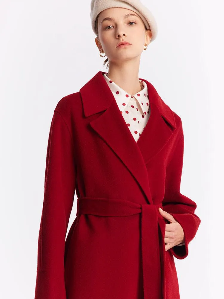 Silk & Wool Double Face Coat