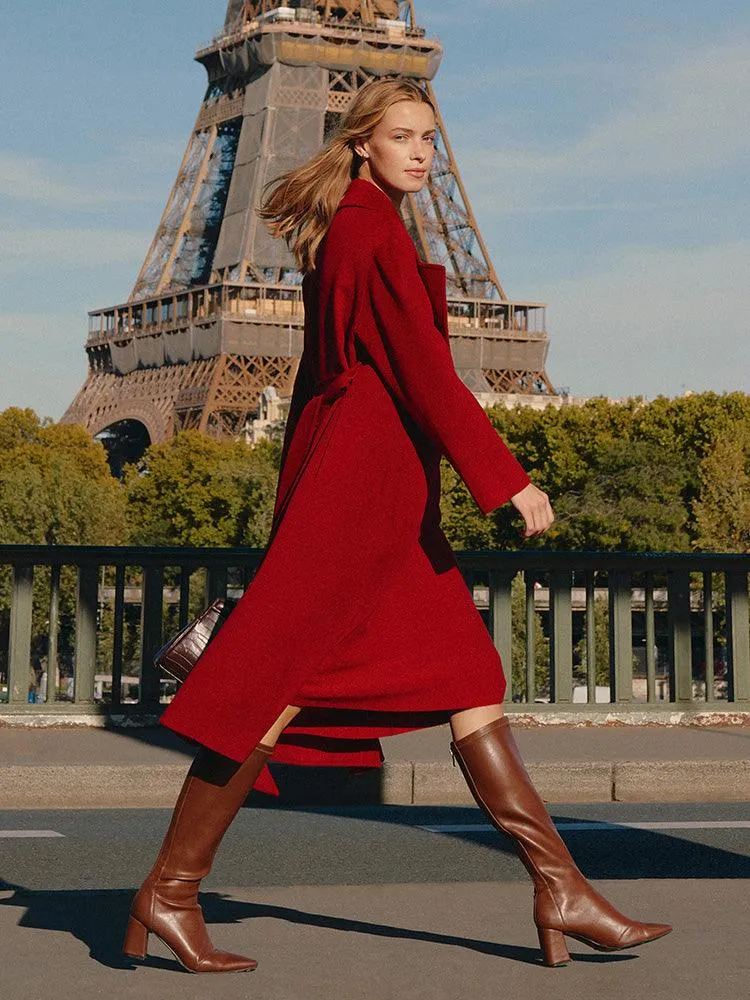 Silk & Wool Double Face Coat