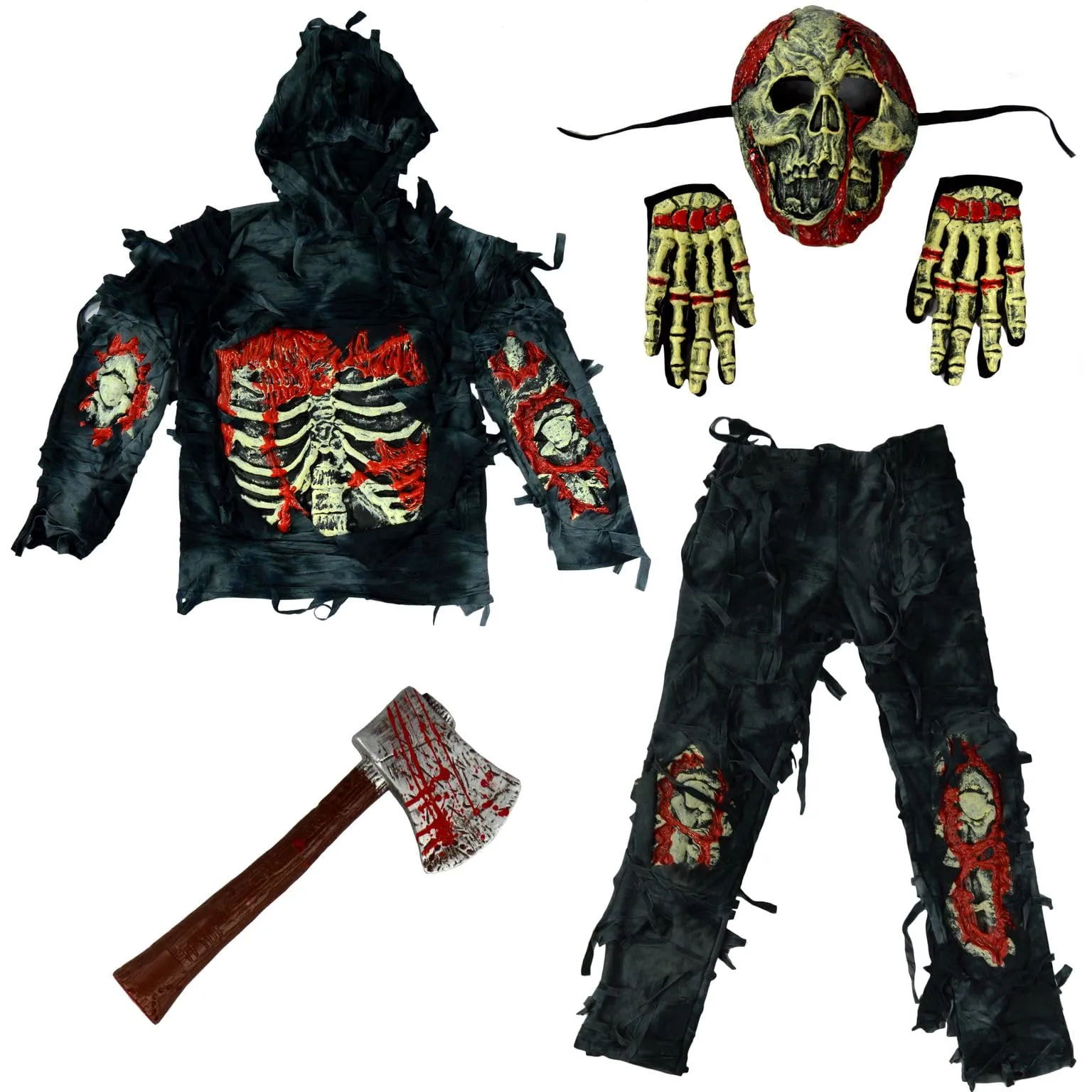 Spooktacular Creations Zombie Costume for Kids, Scary Halloween Costume for Boys, Monsters Costume for Halloween